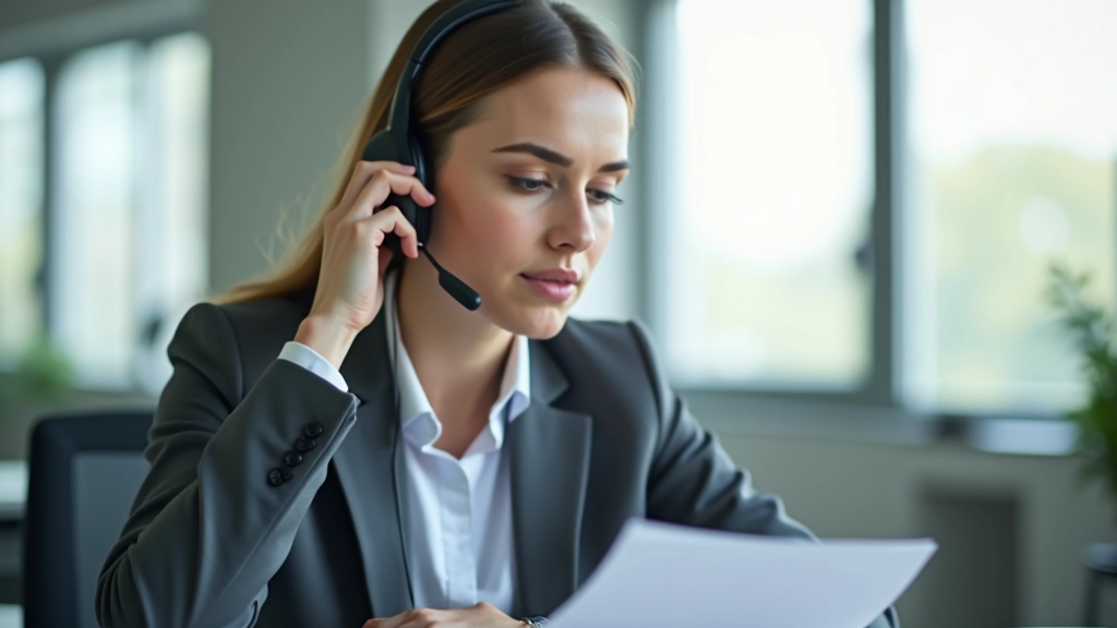 Profissional a fazer anotações durante conversa com cliente satisfeito